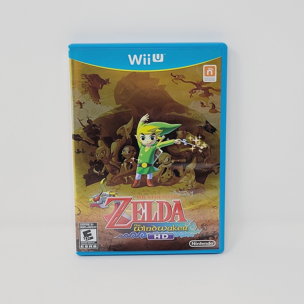 Nintendo Wii U Legend of Zelda The Wind Waker HD Authentic Complete CIB